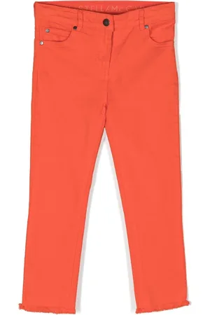 Stella McCartney Halbhohe Straight-Leg-Jeans