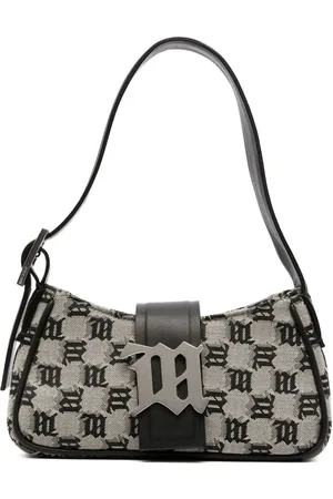 MISBHV Schultertasche mit Logo-Print