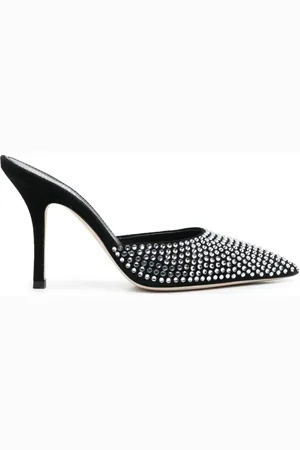PARIS TEXAS Hollywood Mules mit Verzierung 100mm