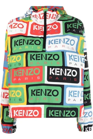 Kenzo Kapuzenjacke mit Logo-Print