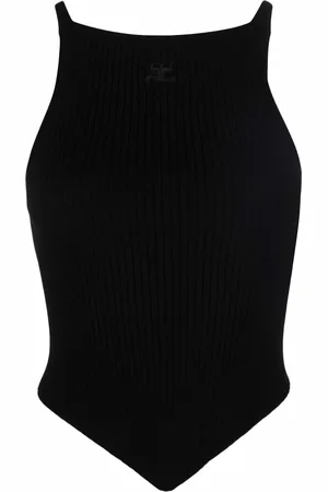 Courrèges Geripptes Top