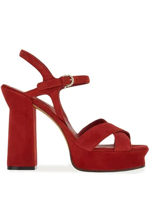 Salvatore Ferragamo 115mm Plateau-Sandalen