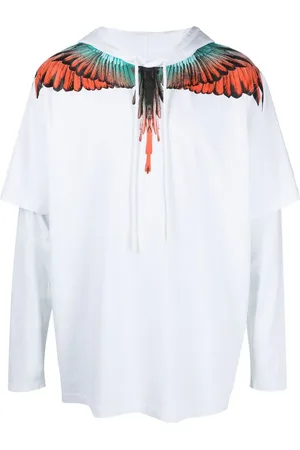 MARCELO BURLON Hoodie im Layering-Look