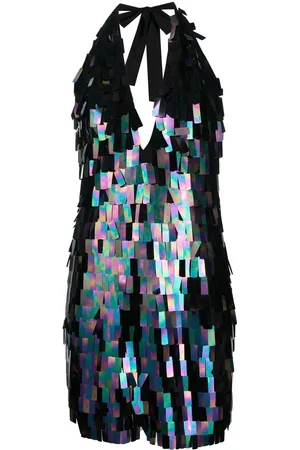 Ilkyaz Ozel Minikleid mit Pailletten