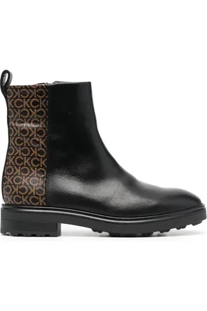 Calvin Klein Stiefeletten mit Monogramm-Print