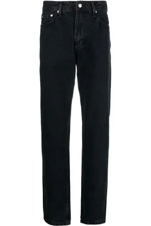Calvin Klein Halbhohe Straight-Leg-Jeans