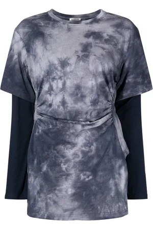 Ground Zero Langarmshirt mit Batikmuster