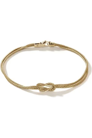 John Hardy 14kt Manah Gelbgoldarmband im Layering-Look 1,8mm