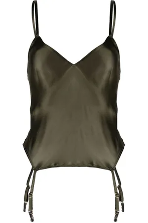 MAISON CLOSE Oberteil aus Satin