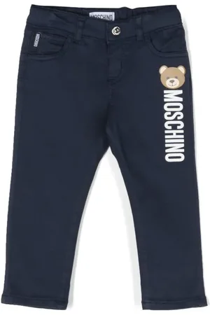 Moschino Gerade Hose mit Logo-Print