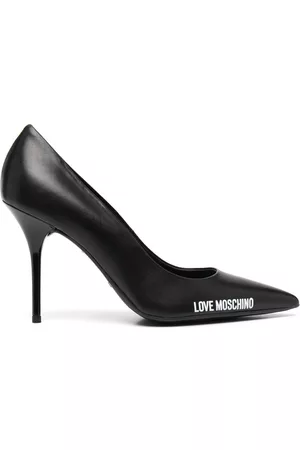 Love Moschino Pumps mit Logo-Print 100mm