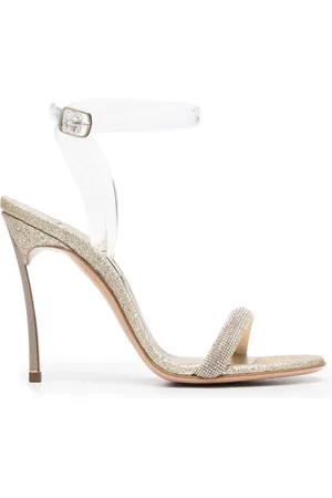 Casadei Sandalen mit Glitter-Optik 109mm