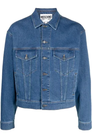 Moschino Jeansjacke mit Logo-Stickerei