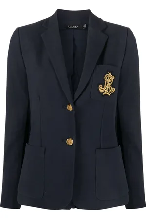 Ralph Lauren Blazer mit Logo-Stickerei