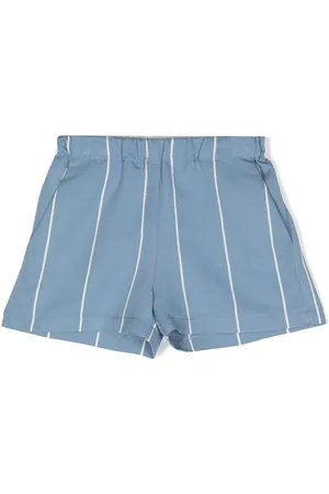 DOUUOD KIDS Gestreifte Straight-Leg-Shorts