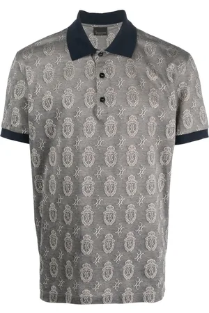 BILLIONAIRE Poloshirt mit Monogramm-Stickerei