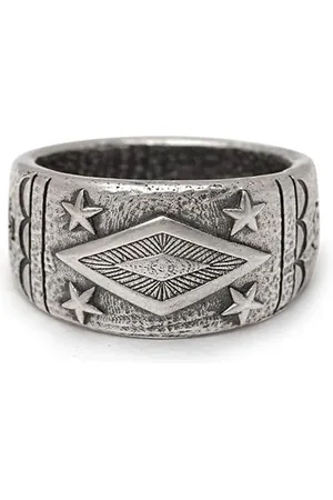Nialaya Gravierter Ring im Vintage-Style