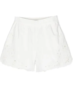 Chloé Shorts mit Lochstickerei