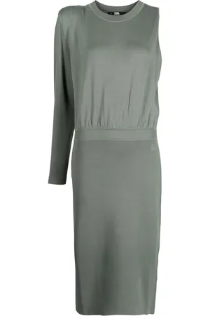 Karl Lagerfeld Asymmetrisches Strickkleid