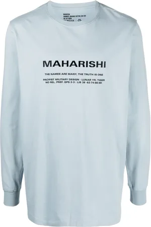 Maharishi Langarmshirt mit Logo-Print