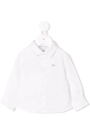 Emporio Armani Hemd mit Logo-Stickerei