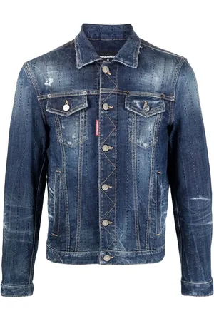 Dsquared2 Jeansjacke im Distressed-Look
