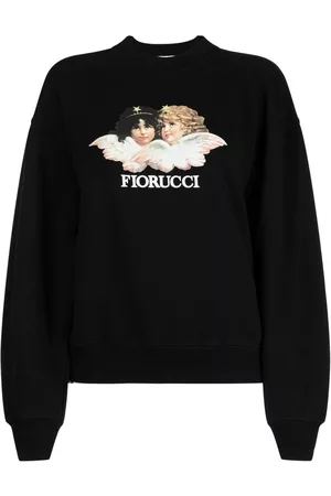 Fiorucci Damen Sweatshirts - Sweatshirt mit Engel-Print
