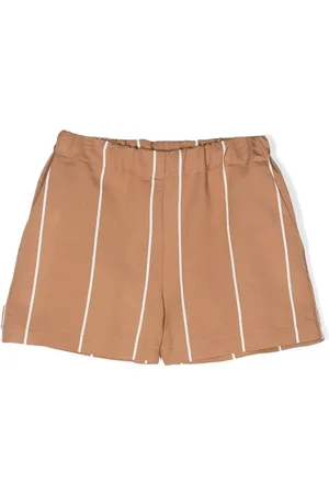 DOUUOD KIDS Gestreifte Straight-Leg-Shorts