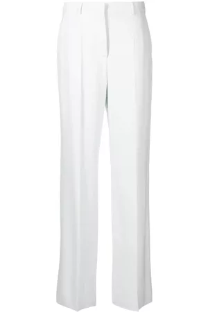 Armani Damen Hosen & Jeans - High-Waist-Hose mit weitem Bein