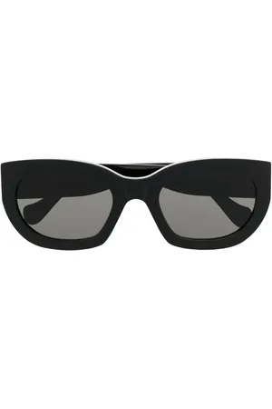Retrosuperfuture Sonnenbrille mit rundem Gestell