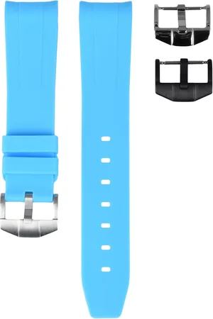 HORUS WATCH STRAPS Sport Miami Blue Uhrenarmband 20mm