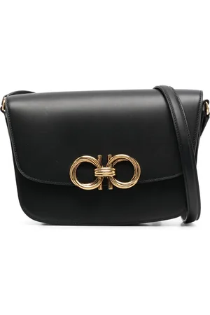Salvatore Ferragamo Schultertasche mit Gancini-Detail