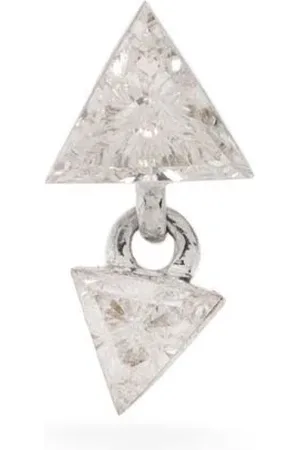 Maria Tash 18kt Goldohrstecker mit einem Diamanten