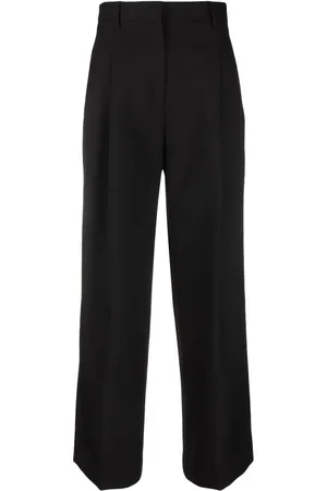 Burberry High-Waist-Hose mit weitem Bein