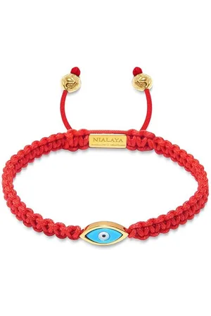 Nialaya Kordelarmband mit Evil Eye