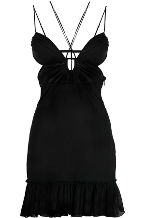 Nensi Dojaka Minikleid mit Cut-Outs