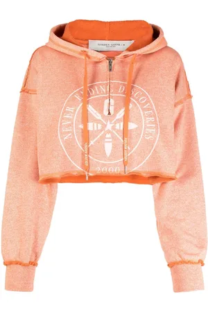 Golden Goose Cropped-Hoodie mit Print