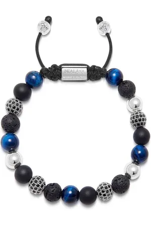 Nialaya Armband mit Schmucksteinperlen
