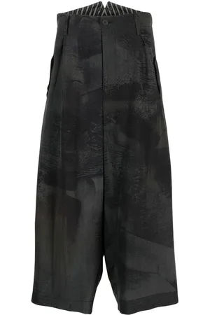 YOHJI YAMAMOTO Cropped-Hose mit weitem Bein