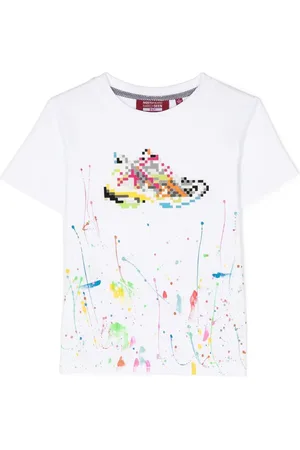 MOSTLY HEARD RARELY SEEN Mini Multi Neon Runner T-Shirt