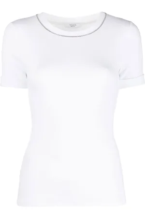 PESERICO SIGN Geripptes T-Shirt