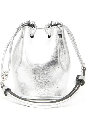 Maison Margiela Micro-Beuteltasche im Metallic-Look