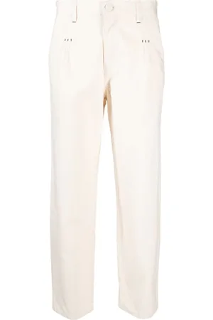 See by Chloé Tapered-Jeans mit Biesen