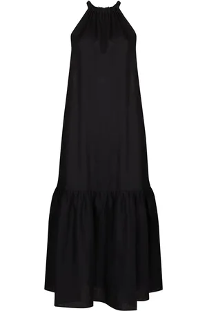 ASCENO Ibiza Neckholder-Midikleid
