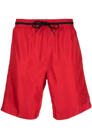 Karl Lagerfeld Ikon 2.0 Badeshorts mit Logo-Print