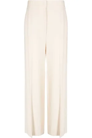 Khaite High-Waist-Hose mit weitem Bein