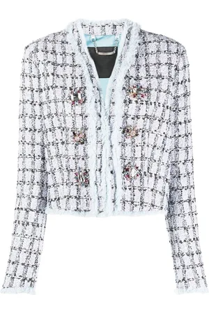 Philipp Plein Einreihiger Tweed-Blazer
