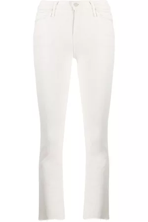 Mother Damen Cropped Jeans - Ausgestellte Cropped-Jeans