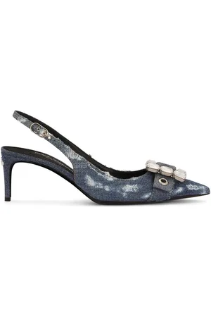 Dolce & Gabbana Slingback-Pumps im Patchwork-Look 60mm