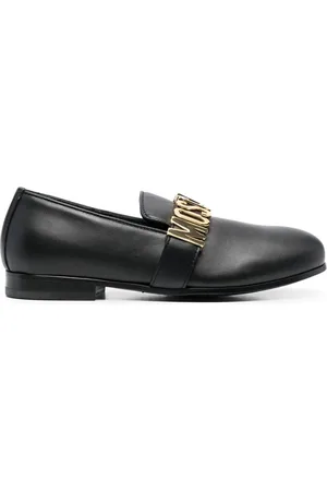Moschino Loafer mit Logo-Schild